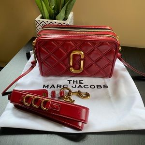 marc jacobs quited double zip camera bag